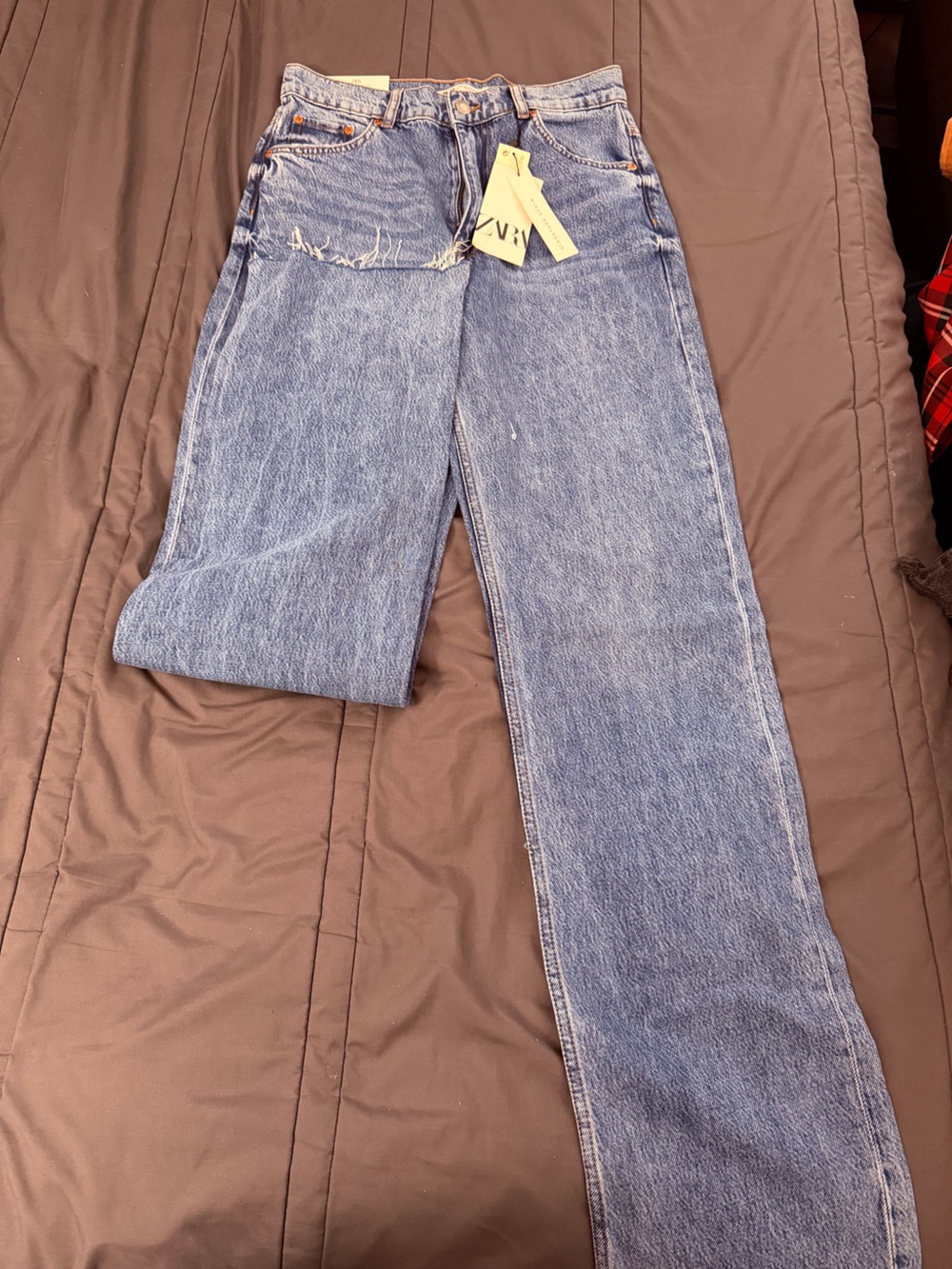 Men's Light Blue Denim Jeans - Classic Straight Fit